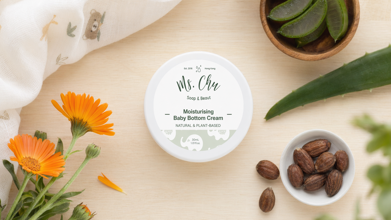 Ms. Chu Baby Bottom Cream - Natural Diaper Rash Prevention and Care Guide