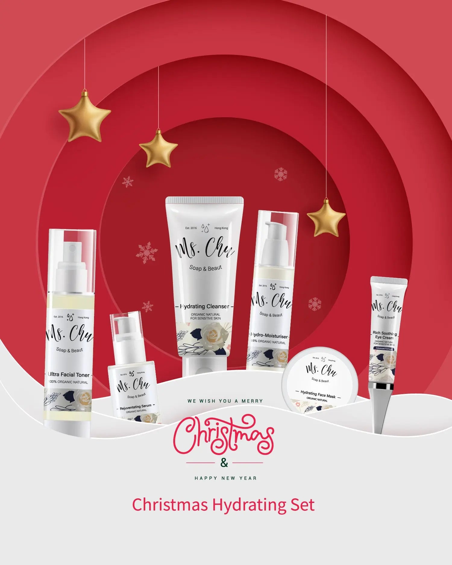 Christmas Hydrating Set - Ms. Chu Soap & Beaut