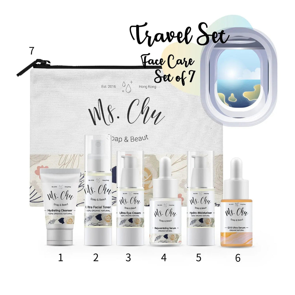 Beautiful Skin 3点セット Moisturizing Travel Kit for Sensitive Skin | Hydrating Set – Ms. Chu