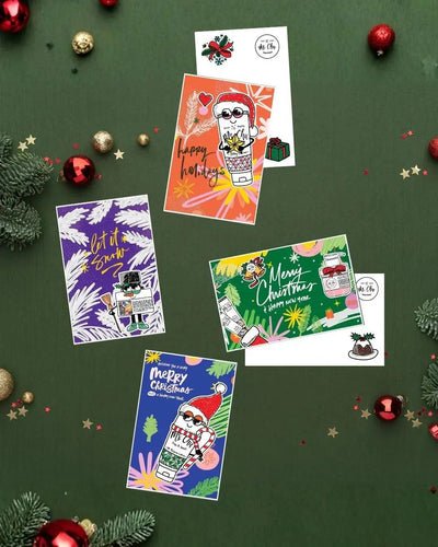(GIft) Ms. Chu Christmas Greeting Card (1 card) - Ms. Chu Soap & Beaut