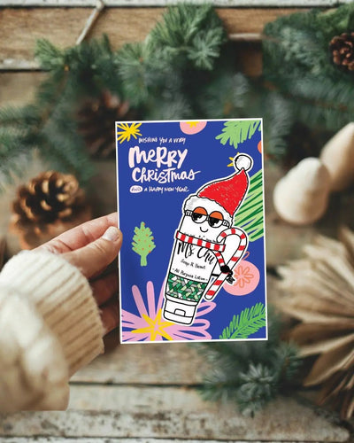 (GIft) Ms. Chu Christmas Greeting Card (1 card) - Ms. Chu Soap & Beaut