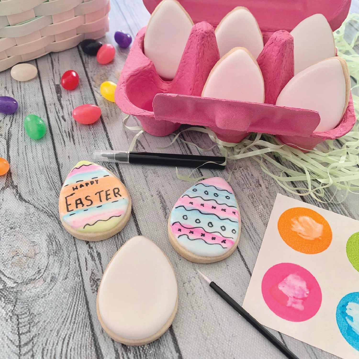 Easter Egg Cookie Painting Ms. Chu Soap & Beaut