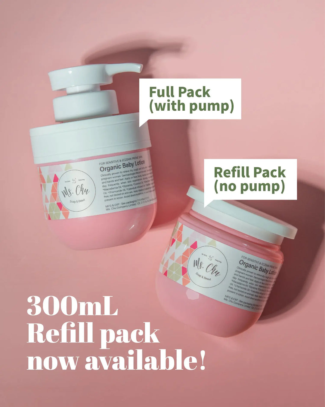 Organic Baby Lotion | Eczema Relief for Sensitive Skin - Ms. Chu