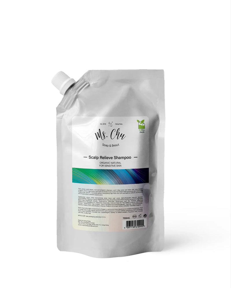 Scalp Relieve Shampoo Refill Pack - Ms. Chu Soap & Beaut